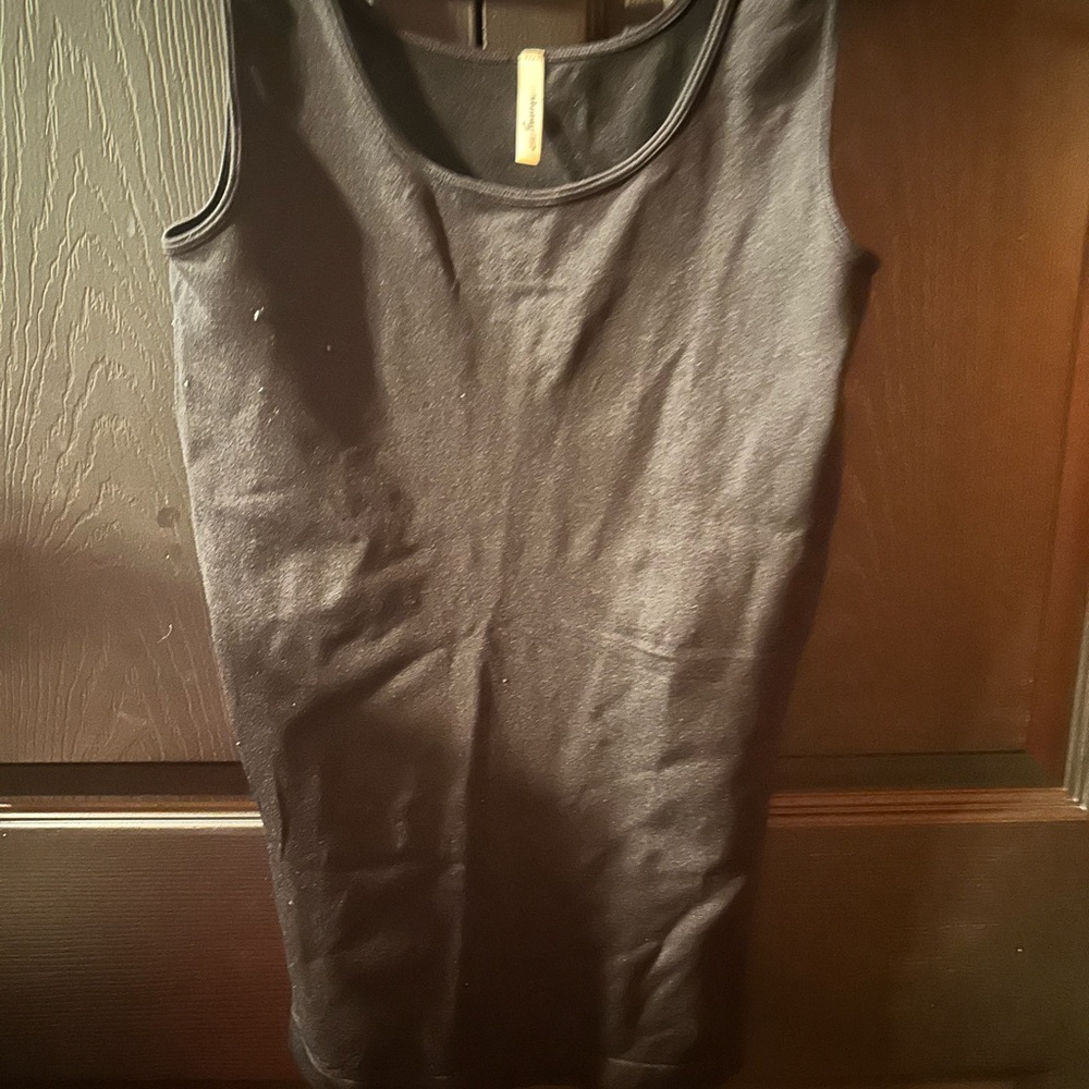 Skinny Tees Black Shapewear Tank